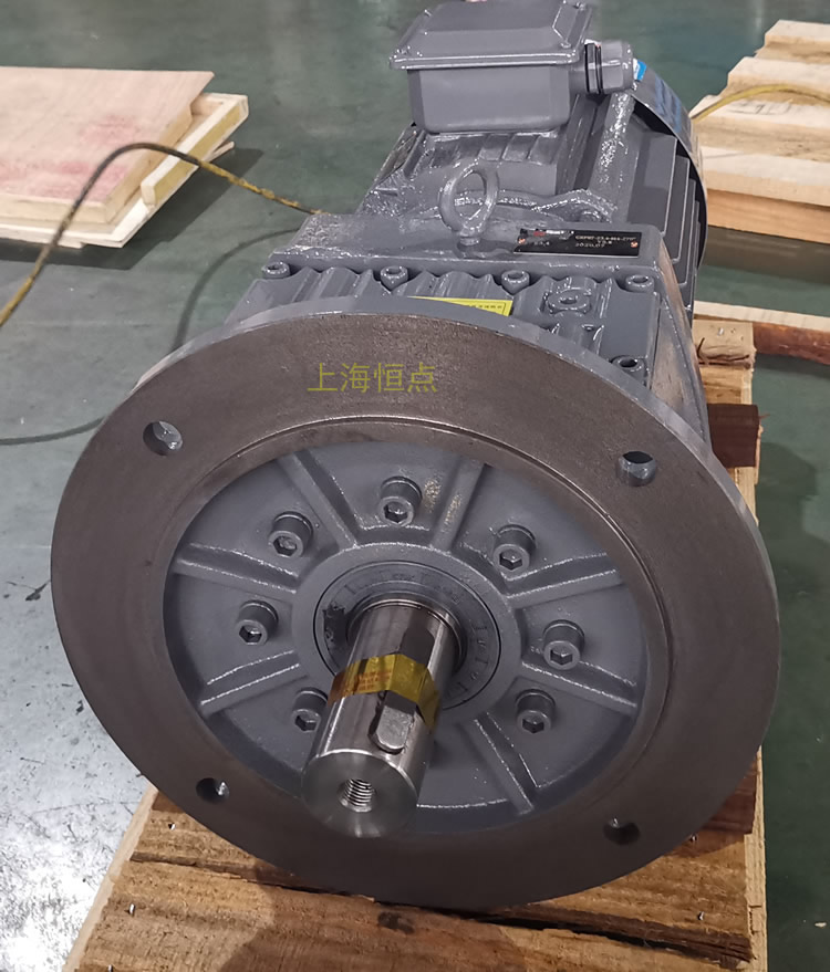 RF87減速機，立式安裝，輸入配電機，實物照片如下